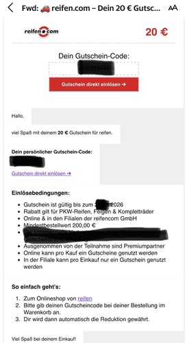Eur rabattcode gutschein f - 20,