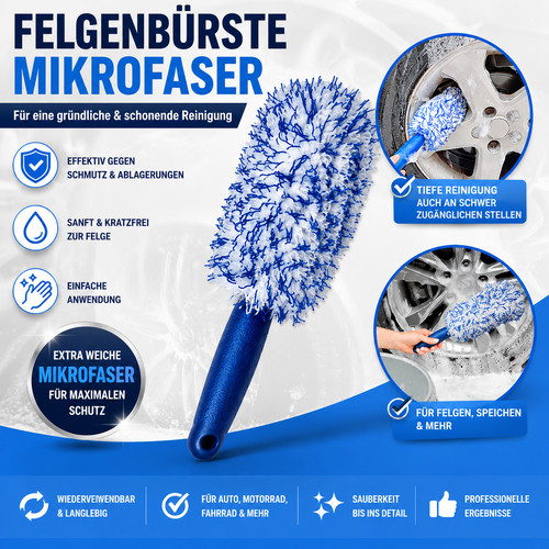 Reifenfelgen-Reinigungsbürste